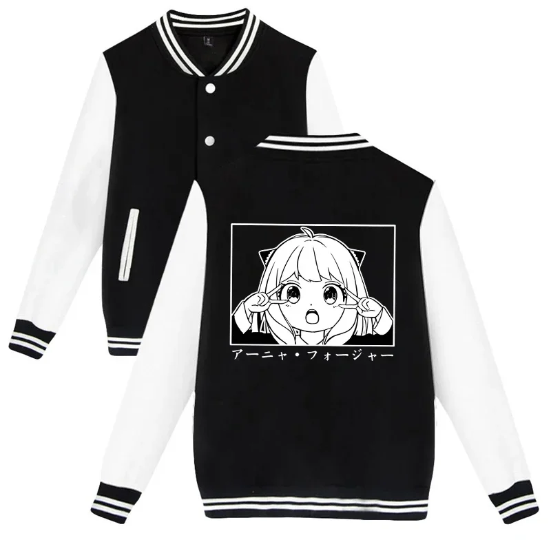 Anya forger printed baseball jacket women men long sleeves jersey sportswear coat
Anya forger printed baseball jacket women men long sleeves jersey sportswear coat