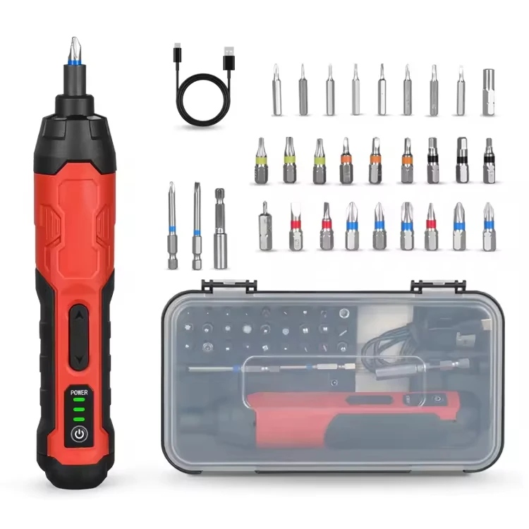 Good Quality Cordless Electric Screwdriver Set Mini Handheld Type-C Charging Convenient Screwdriver
Good Quality Cordless Electric Screwdriver Set Mini Handheld Type-C Charging Convenient Screwdriver