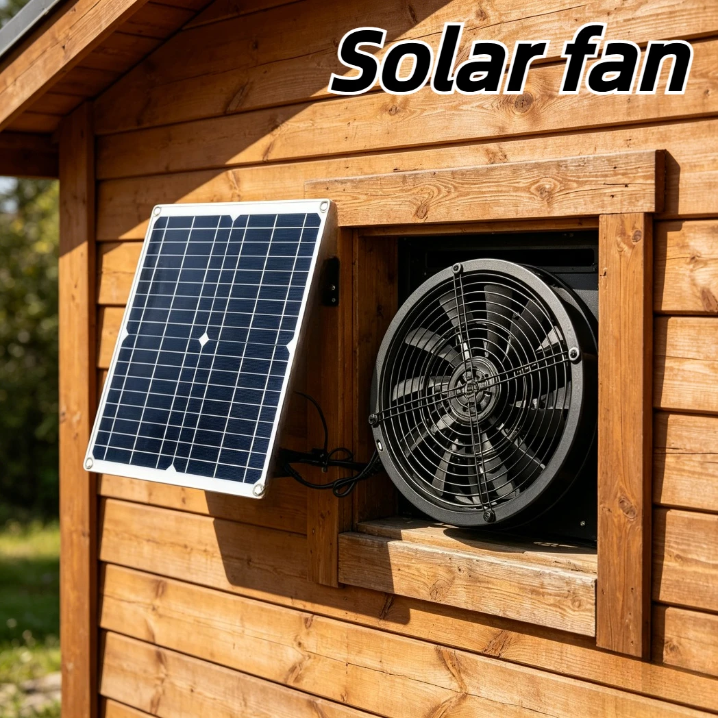 2026 NEW Weatherproof 6 Inch Solar Exhaust Fan Kit High Efficiency Ventilation for Greenhouse Dog House RV Chicken Coop Shed Use
2026 NEW Weatherproof 6 Inch Solar Exhaust Fan Kit High Efficiency Ventilation for Greenhouse Dog House RV Chicken Coop Shed Use