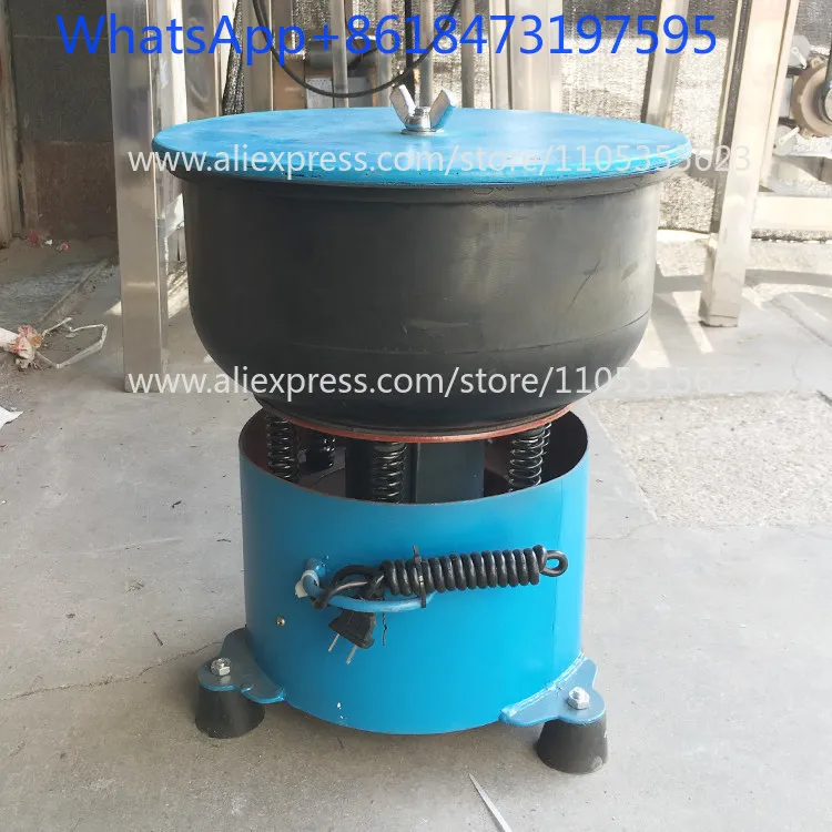 Desktop vibration polishing machine rust removal black rubber iron bucket vibration bucket small vibration grinding machine
Desktop vibration polishing machine rust removal black rubber iron bucket vibration bucket small vibration grinding machine