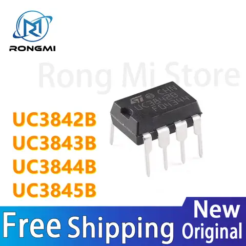10 SZT./LOT UC3842B UC3842BN UC3842B/BN/N UC3843B UC3844B UC3845B DIP-8 układ zarządzania energią Nowy, dostępny od ręki