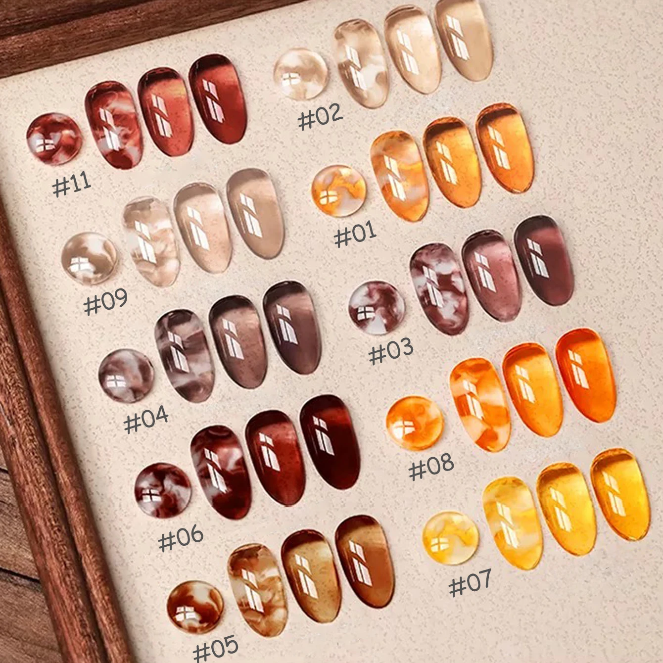 1 шт. WS Ice Прозрачный Розовый Оранжевый Коричневый Черепаховый Янтарный Гель-лак для ногтей Магазин Нефритовый Жир телесного цвета Глазурованный Карамельный дизайн ногтей
1 шт. WS Ice Прозрачный Розовый Оранжевый Коричневый Черепаховый Янтарный Гель-лак для ногтей Магазин Нефритовый Жир телесного цвета Глазурованный Карамельный дизайн ногтей