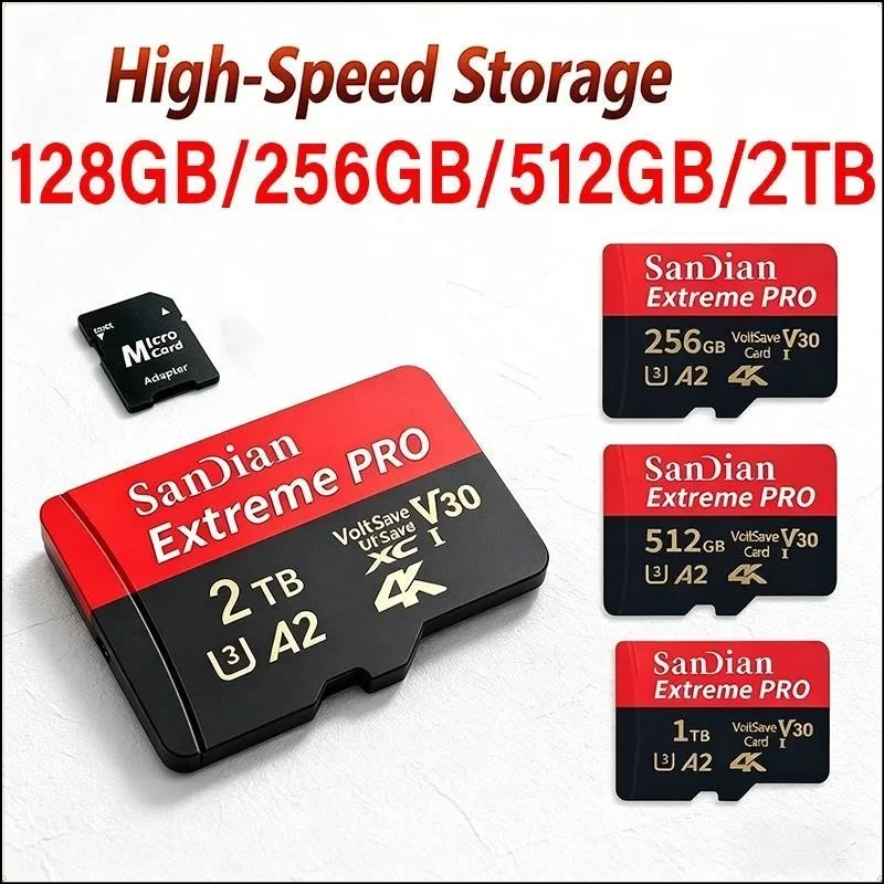 New 1TB 512GB Micro TF/SD 128GB 256GB Portable Card Memory Card Mini Memory Card Class10 For Camera/Phone
New 1TB 512GB Micro TF/SD 128GB 256GB Portable Card Memory Card Mini Memory Card Class10 For Camera/Phone