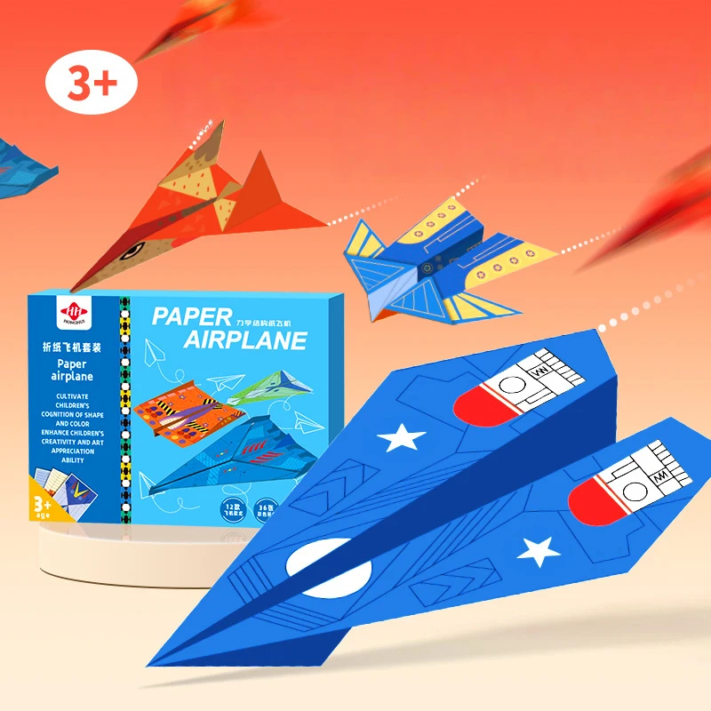 10/36 Sheets 3D Origami Diy Paper Airplane Craft Kit Educational Stem Toys for Kids Spatial Thinking Development Creative Gift
10/36 Sheets 3D Origami Diy Paper Airplane Craft Kit Educational Stem Toys for Kids Spatial Thinking Development Creative Gift