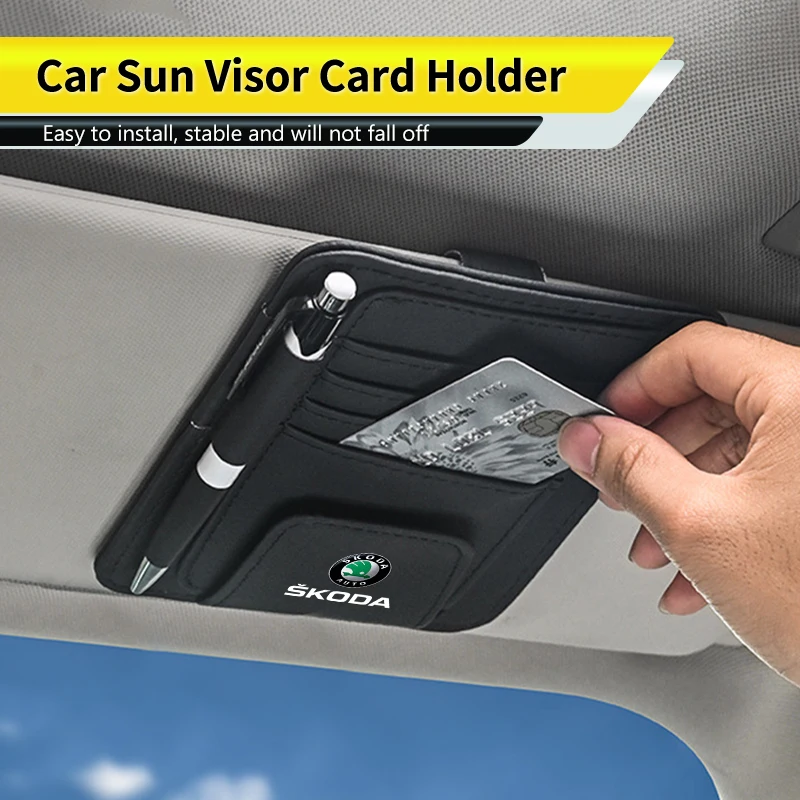 Car Visor Sunglasses Holder Card Bag Glasses Storage Clip Accessories For Skoda Octavia Superb Rapid Kodiaq Fabia Karoq Kamiq Ro
Car Visor Sunglasses Holder Card Bag Glasses Storage Clip Accessories For Skoda Octavia Superb Rapid Kodiaq Fabia Karoq Kamiq Ro