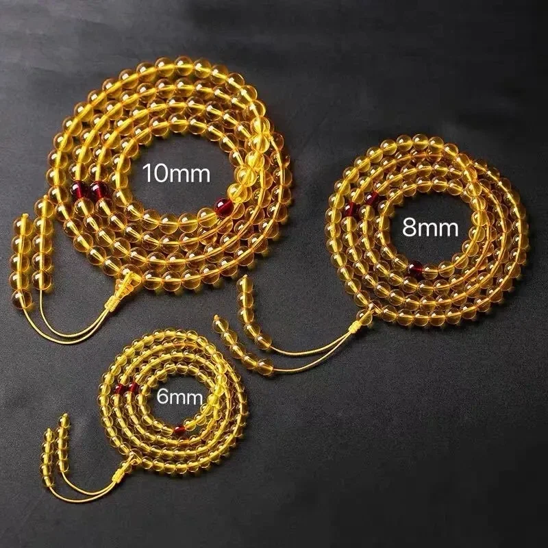 Myanmar Golden Pearl Circle 108 Buddha Beads Amber Hand String Water Purification Necklace for Men and Women Corrente Masculina
Myanmar Golden Pearl Circle 108 Buddha Beads Amber Hand String Water Purification Necklace for Men and Women Corrente Masculina