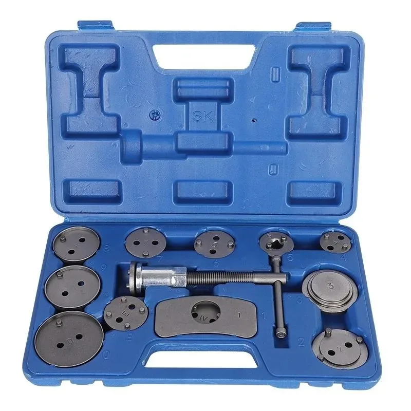 For Tool Kit Set Durable and Reliable Convenient 12PCS Car Disc Brake Caliper 1 Set Rewind Back Brake Piston Compressor
For Tool Kit Set Durable and Reliable Convenient 12PCS Car Disc Brake Caliper 1 Set Rewind Back Brake Piston Compressor