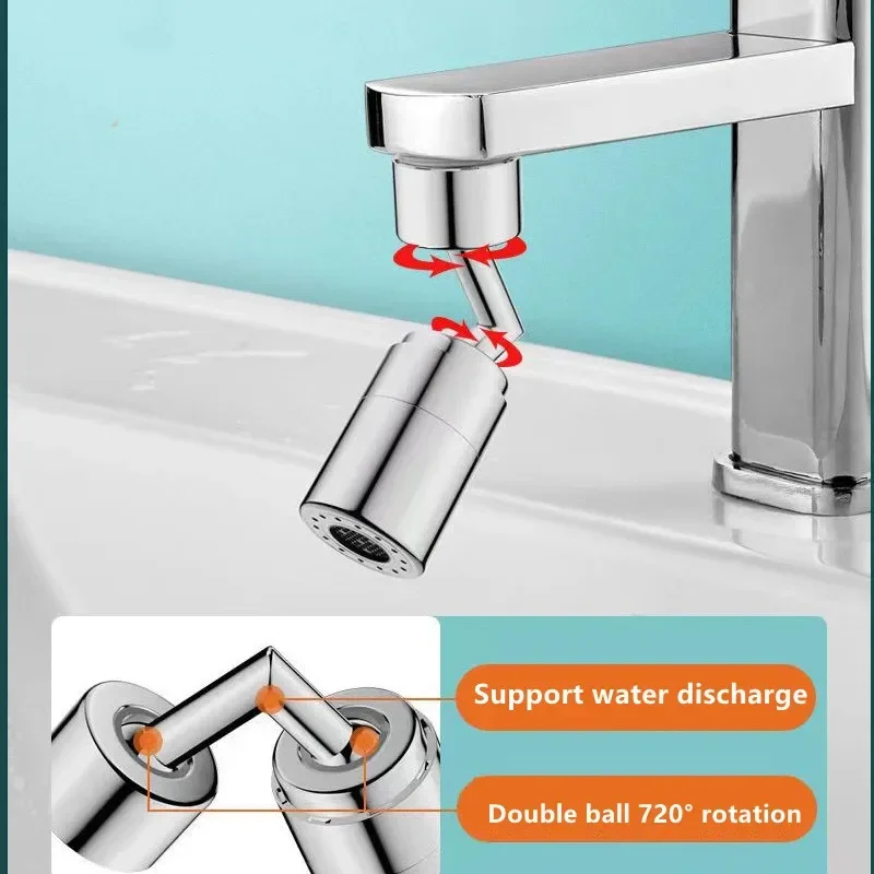 Upgraded 720 degree universal faucet head tap aerator Splash-proof Swivel Water Saving Nozzle Wash Basin Tap Extender Adapter
Upgraded 720 degree universal faucet head tap aerator Splash-proof Swivel Water Saving Nozzle Wash Basin Tap Extender Adapter