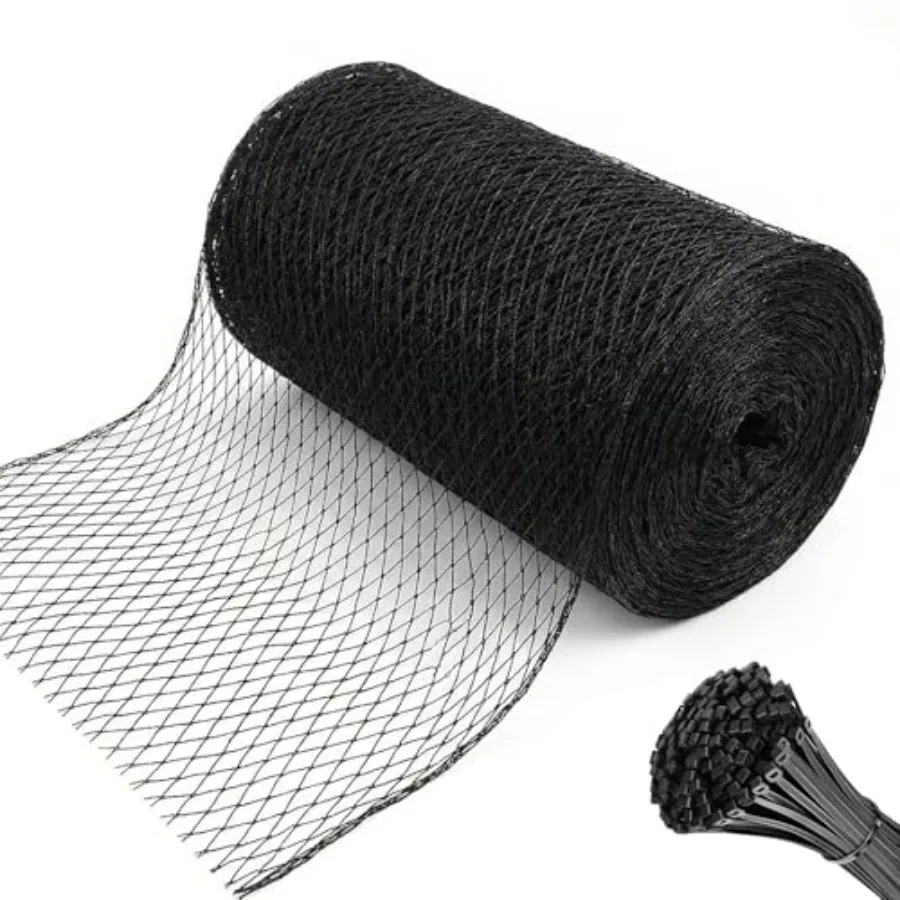 Garden application, polyethylene mesh, black color, UV-resistant and durable bird netting for fruit trees, plants, vegetables,
Garden application, polyethylene mesh, black color, UV-resistant and durable bird netting for fruit trees, plants, vegetables,