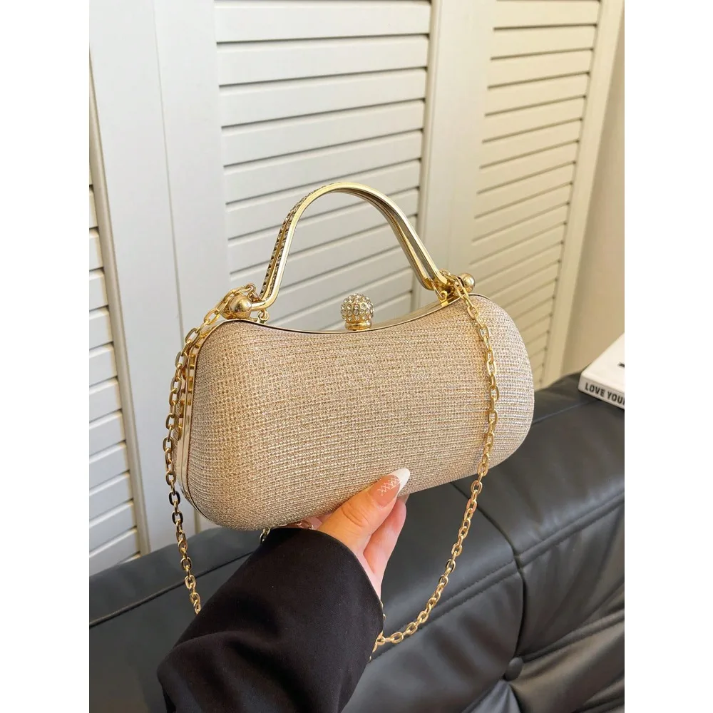 Women's Mini Shiny Box Style Clutch Bag, Fashion Handbag & Shoulder Bag, Party Bags,Perfect For Party Wedding Prom Dinner/Banquet Matching With Holiday Party Dress Evening Dress & Sequin Dress
Women's Mini Shiny Box Style Clutch Bag, Fashion Handbag & Shoulder Bag, Party Bags,Perfect For Party Wedding Prom Dinner/Banquet Matching With Holiday Party Dress Evening Dress & Sequin Dress