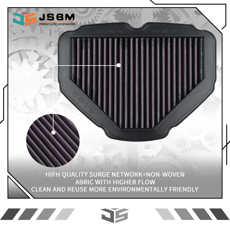 JSBM Washable Motorcycle High Flow Air Filter For Honda GL1800 Gold Wing F6B D Tour DCT 2018 2019 2020 2021 2022 2023 2024 2025
JSBM Washable Motorcycle High Flow Air Filter For Honda GL1800 Gold Wing F6B D Tour DCT 2018 2019 2020 2021 2022 2023 2024 2025