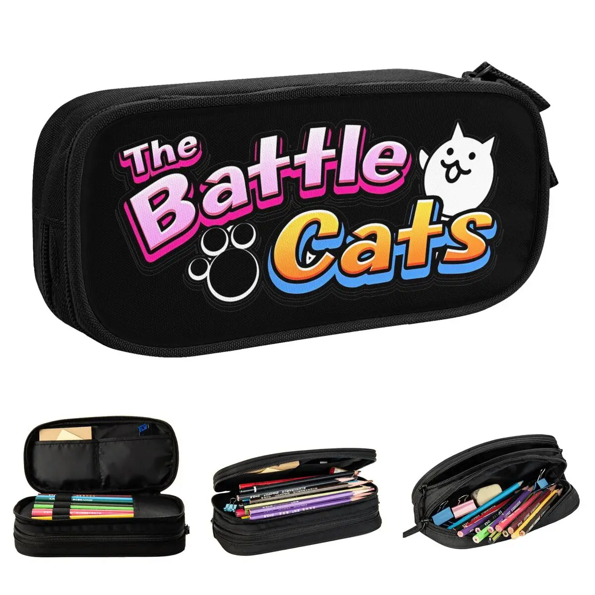 Cute Cartoon Game Pencil Case The Battle Cats Logo Pencil Box Pen for Student Big Capacity Bag Office Zipper Stationery
Cute Cartoon Game Pencil Case The Battle Cats Logo Pencil Box Pen for Student Big Capacity Bag Office Zipper Stationery