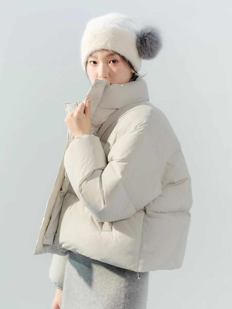 Bluwhite ey Rhino Stand Collar down Jaet 90 White Du down 85G Women's Thiened Winter Coat Zipper Closure Long Sve
Bluwhite ey Rhino Stand Collar down Jaet 90 White Du down 85G Women's Thiened Winter Coat Zipper Closure Long Sve