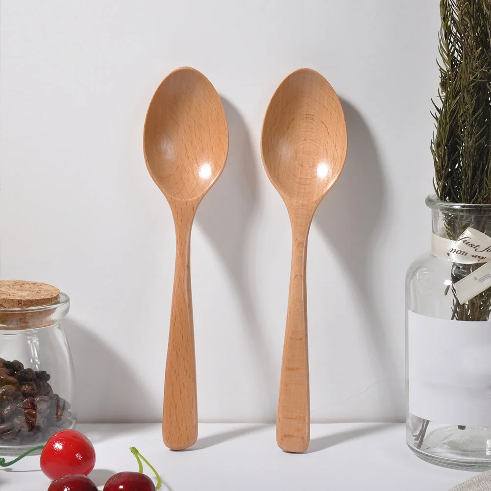 2Pcs Wooden Rice Spoon Log Colored Dishwasher Safe Smooth Surface Kitchen Spoons Wood Soup Spoon Home Use
2Pcs Wooden Rice Spoon Log Colored Dishwasher Safe Smooth Surface Kitchen Spoons Wood Soup Spoon Home Use