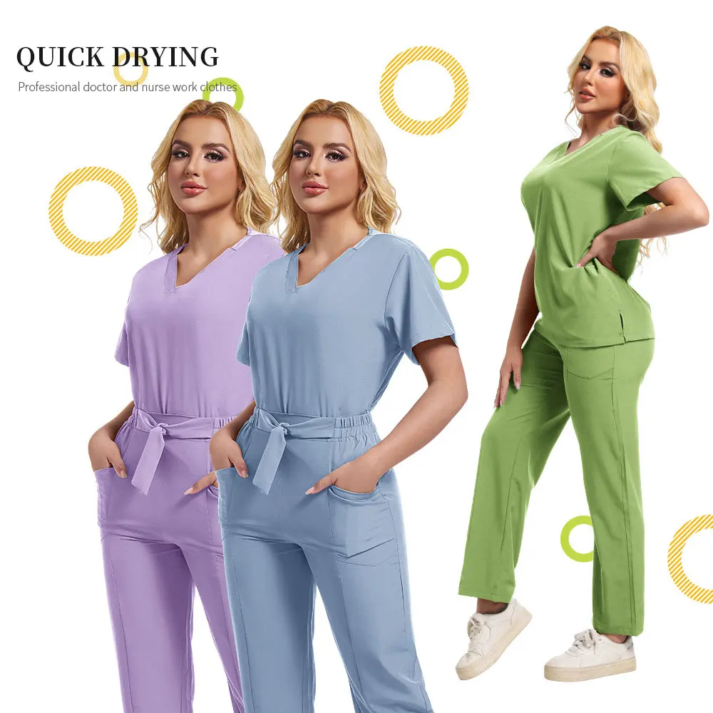 Fashion Beauty salon workwea Nursing Uniform Scrubs Clinical Suit Uniform Hospital Joggers Medical Clothing Doctor or Women Set
Fashion Beauty salon workwea Nursing Uniform Scrubs Clinical Suit Uniform Hospital Joggers Medical Clothing Doctor or Women Set