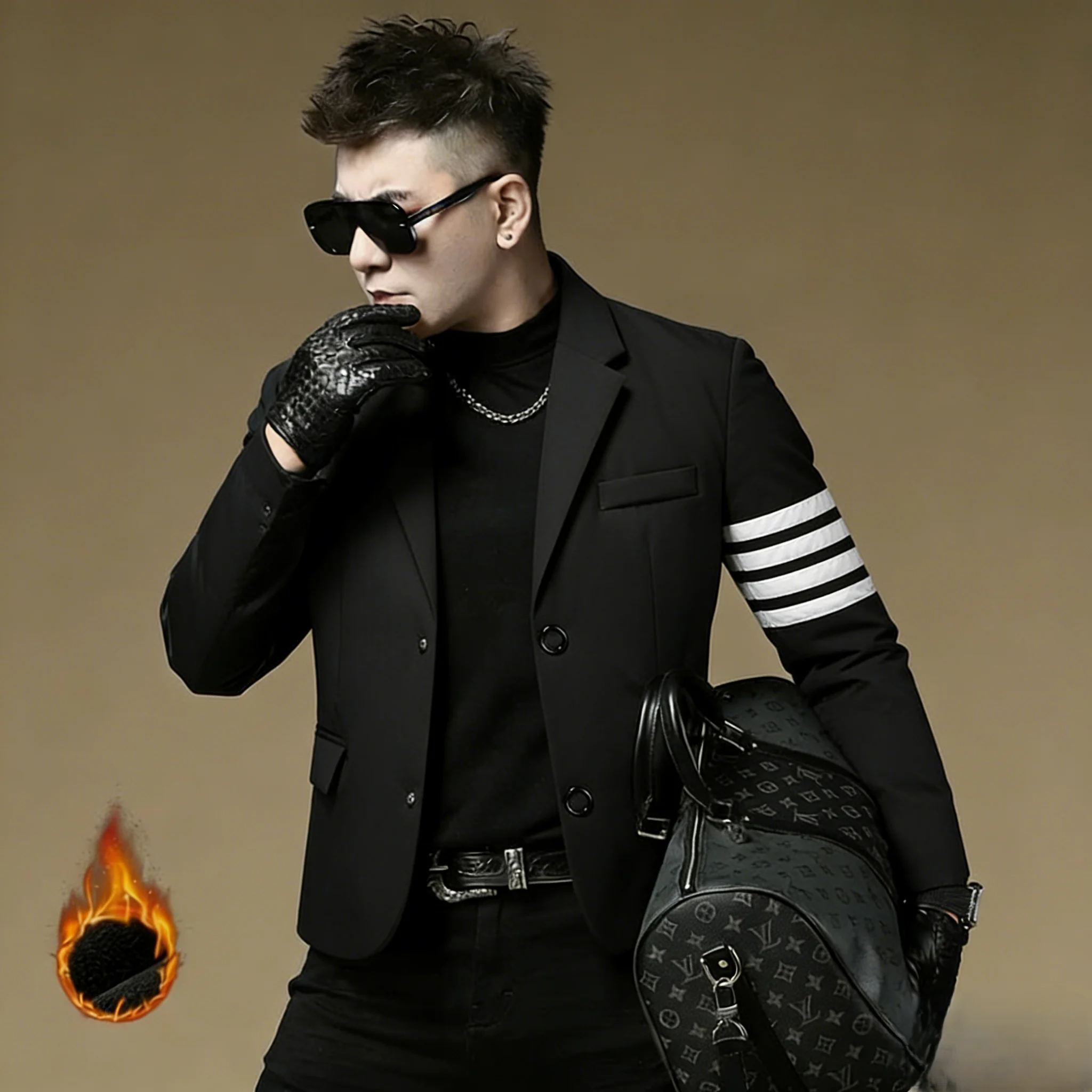 Мужской черный пуховик без капюшона, модный деловой теплый пуховик из полиэстера, с белым пуховым наполнителем, длинный рукав
Мужской черный пуховик без капюшона, модный деловой теплый пуховик из полиэстера, с белым пуховым наполнителем, длинный рукав