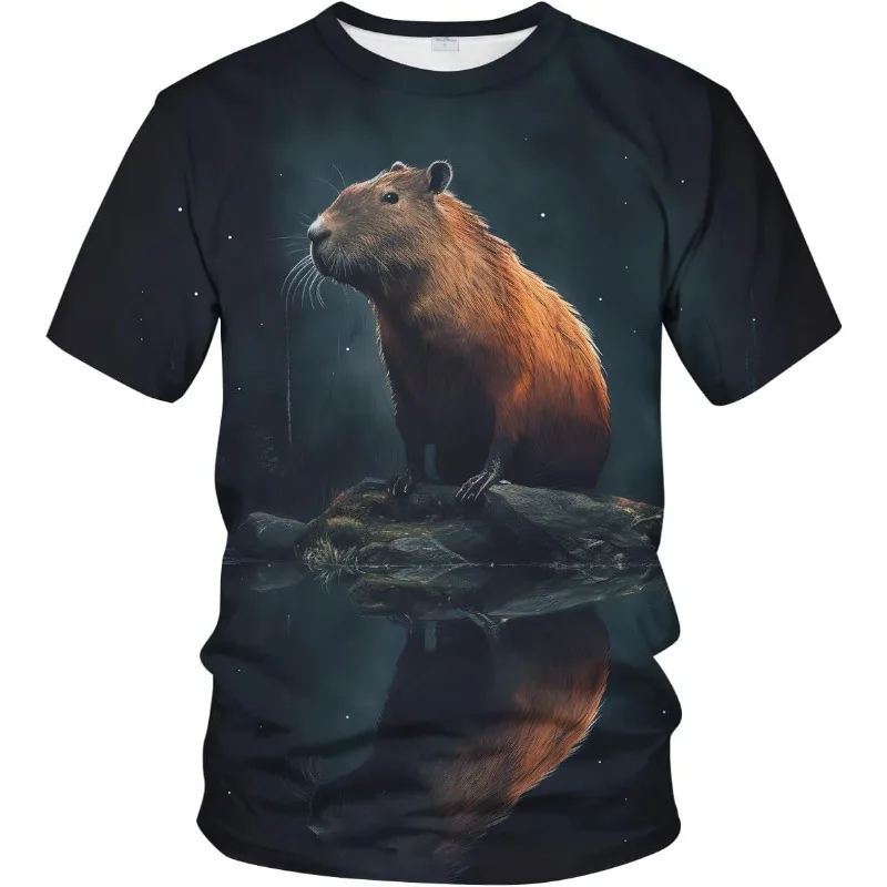 Mens Trippy Capybara Shirt Retro Dark Animal Short Sleeve Tee Fashion Summer Trendy Street Oversized Graphic Funny T-Shirts Tees
Mens Trippy Capybara Shirt Retro Dark Animal Short Sleeve Tee Fashion Summer Trendy Street Oversized Graphic Funny T-Shirts Tees