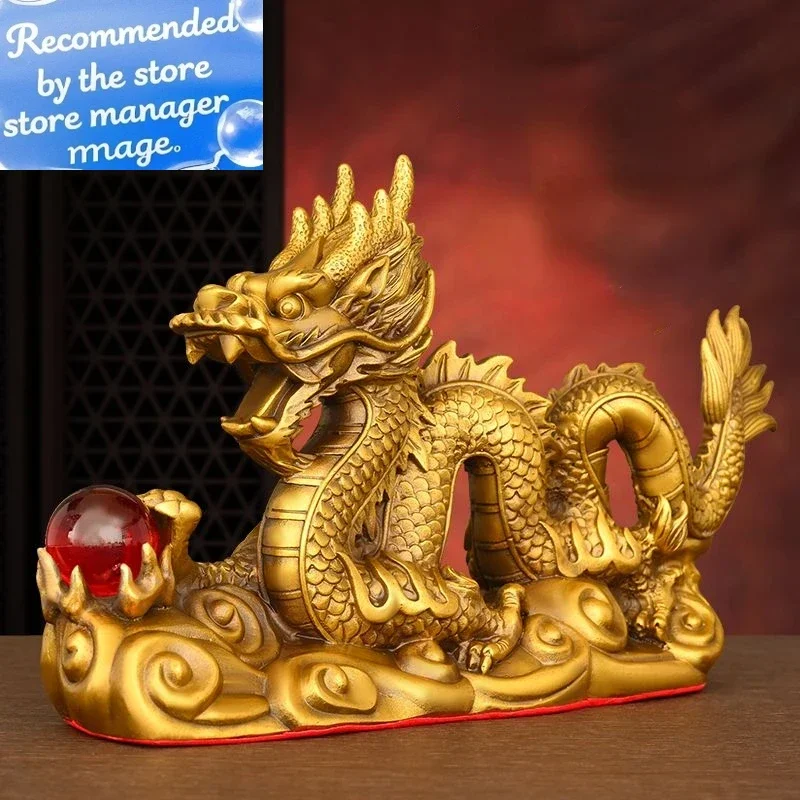 Feng Shui Copper Dragon Ornaments Home Office Decor Auspicious House Home Crafts
Feng Shui Copper Dragon Ornaments Home Office Decor Auspicious House Home Crafts