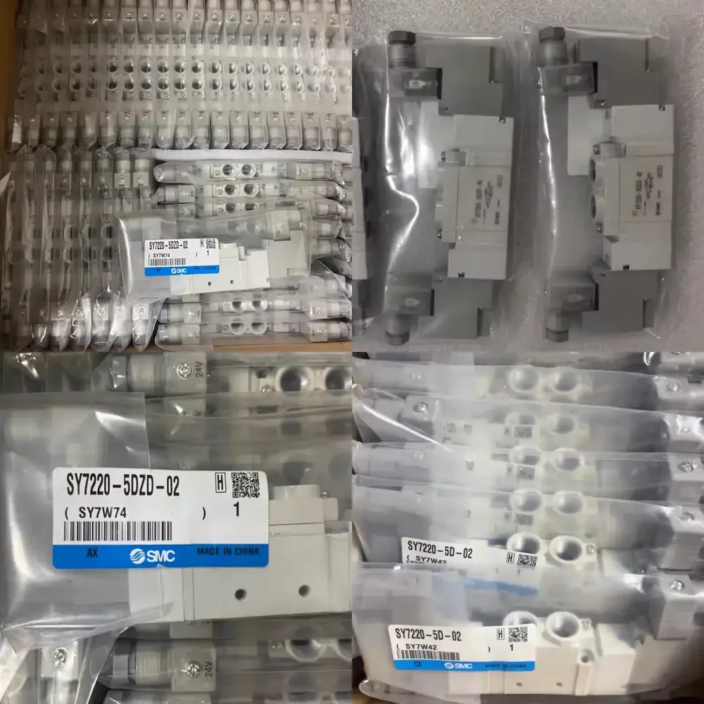 SMC Original 5 Port Solenoid Valve SY7220-4D-02/4DD-02/5D-02/5DD-02/5DZ-02/5DZD-02 Electromagnetic Pneumatic Valve
SMC Original 5 Port Solenoid Valve SY7220-4D-02/4DD-02/5D-02/5DD-02/5DZ-02/5DZD-02 Electromagnetic Pneumatic Valve