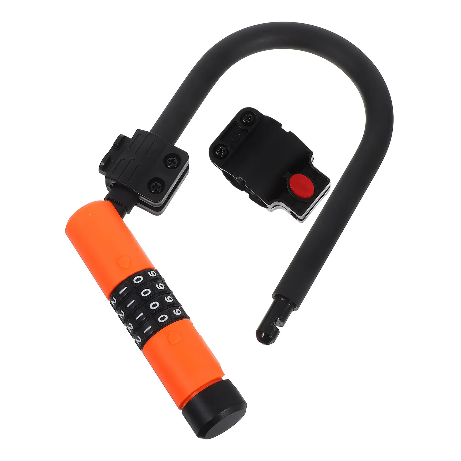 1Set Keyless Bicycle Combination Lock U-Shaped Folding -Resistant Secure Password Lock for Electric Scooter
1Set Keyless Bicycle Combination Lock U-Shaped Folding -Resistant Secure Password Lock for Electric Scooter