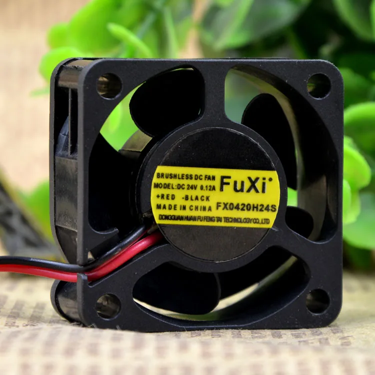 FuXi 4020 FX0420H24S 24V 0.12A 4 cm, inverter, cooling fan switch 40*40*20MM
FuXi 4020 FX0420H24S 24V 0.12A 4 cm, inverter, cooling fan switch 40*40*20MM