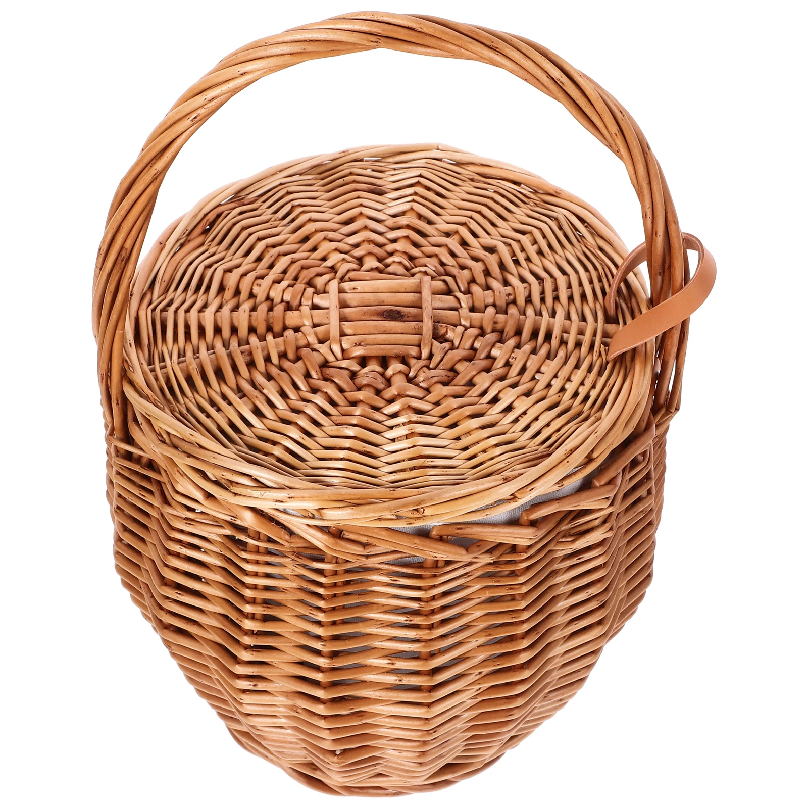 Wicker Flower Basket Handwoven Picnic Baskets Color Portable Woven Basket Storage Travel Fruit Veggie Natural Outdoor
Wicker Flower Basket Handwoven Picnic Baskets Color Portable Woven Basket Storage Travel Fruit Veggie Natural Outdoor