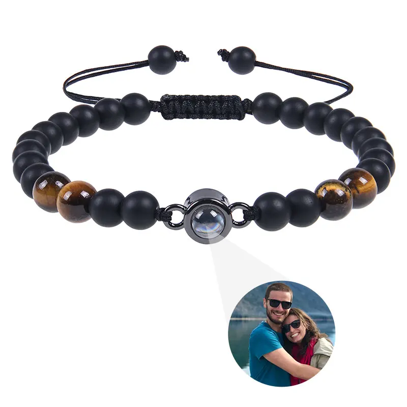 Custom Projection Photo Bracelet Natural Stone Bracelets Custom Picture Elastic Bracelet Projection Jewelry Gifts for Men Women
Custom Projection Photo Bracelet Natural Stone Bracelets Custom Picture Elastic Bracelet Projection Jewelry Gifts for Men Women