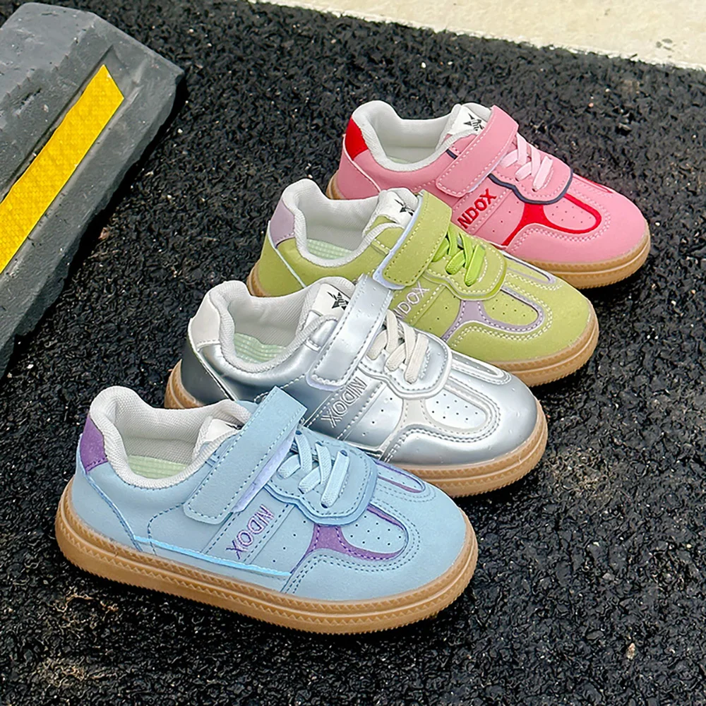 PU Leather Children's Sport Shoes Trend Fashion Tennis Sneakers For Kids Anti-slippery Waterproof Teenager Kid's Sneakers
PU Leather Children's Sport Shoes Trend Fashion Tennis Sneakers For Kids Anti-slippery Waterproof Teenager Kid's Sneakers