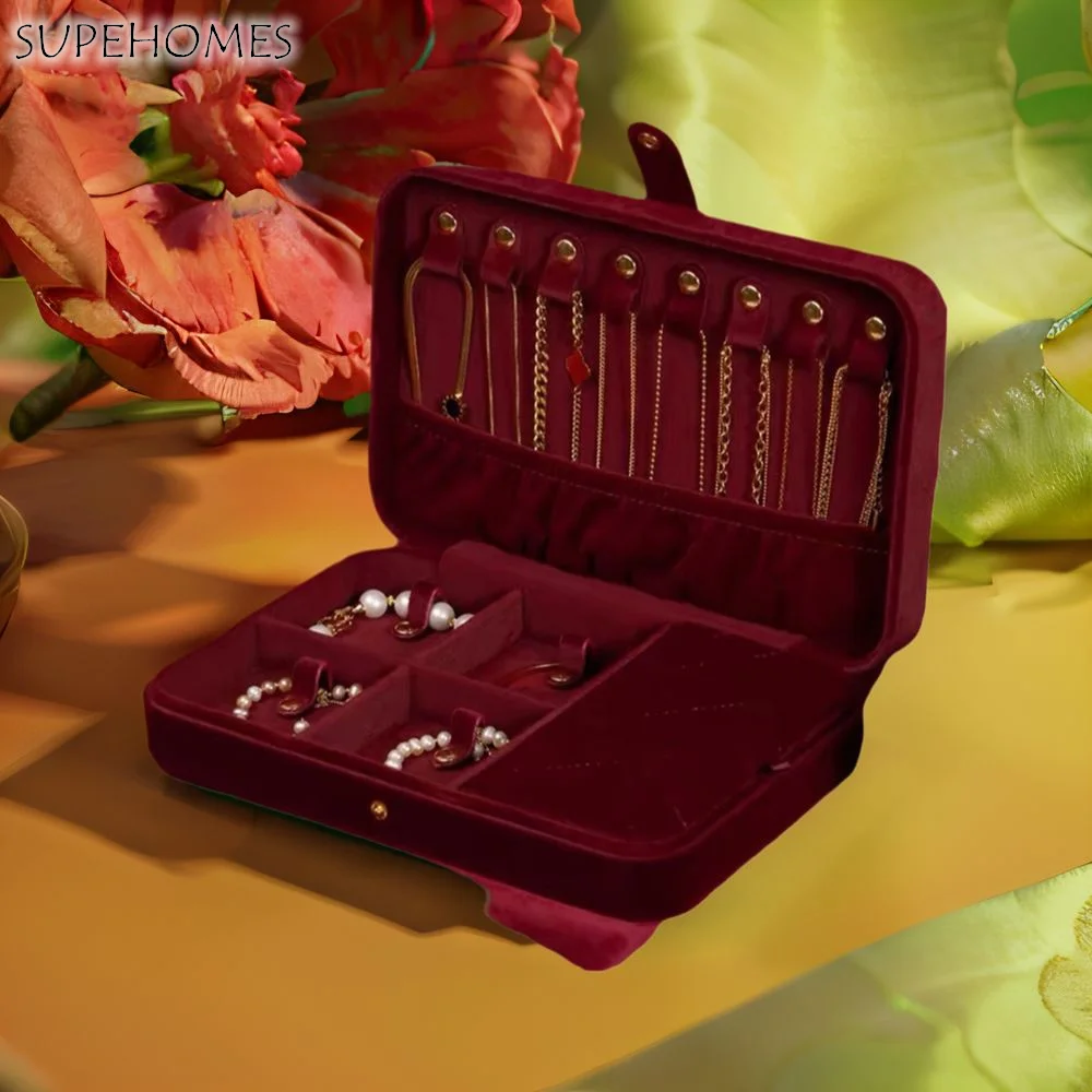 Velvet Necklace Storage Box Dustproof Large Capacity Jewelry Storage Box Space Saving Vintage Earrings Container for Home
Velvet Necklace Storage Box Dustproof Large Capacity Jewelry Storage Box Space Saving Vintage Earrings Container for Home