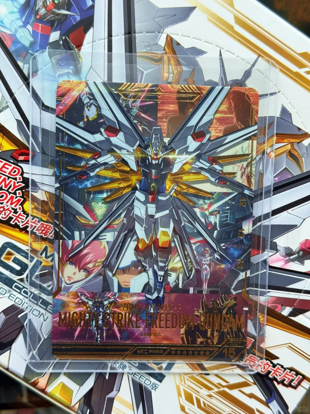 Authentic Bandai War Mobile Suit Collector Card Seed Edition (1 Box, 20 Packs) Anime Collector Card Gift Toy Birthday Gift
Authentic Bandai War Mobile Suit Collector Card Seed Edition (1 Box, 20 Packs) Anime Collector Card Gift Toy Birthday Gift