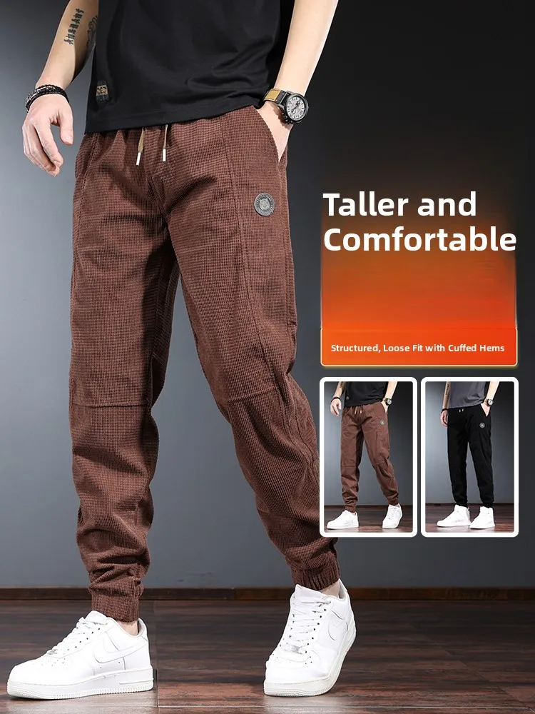 Summer Workwear Pants Men's Loose Casual American Style Corduroy Sports Trousers Teenage Boy's Fashion Thin Polyester Fiber
Summer Workwear Pants Men's Loose Casual American Style Corduroy Sports Trousers Teenage Boy's Fashion Thin Polyester Fiber