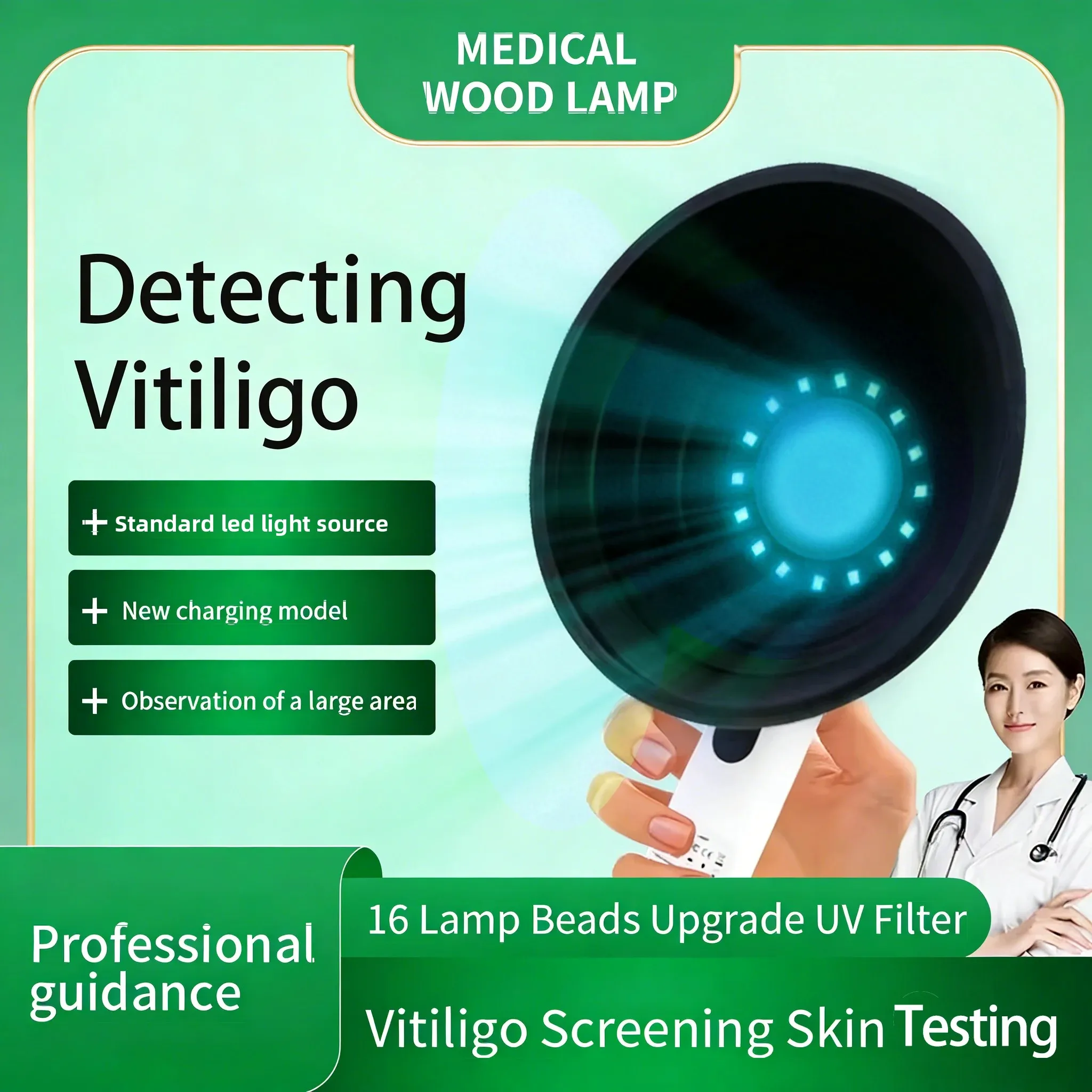 Woods Lamp for Skin Analyzer For Skin UV Magnifying For Beauty Facial Testing Wood Lamp Light Skin Analysis Detection Skin Care
Woods Lamp for Skin Analyzer For Skin UV Magnifying For Beauty Facial Testing Wood Lamp Light Skin Analysis Detection Skin Care