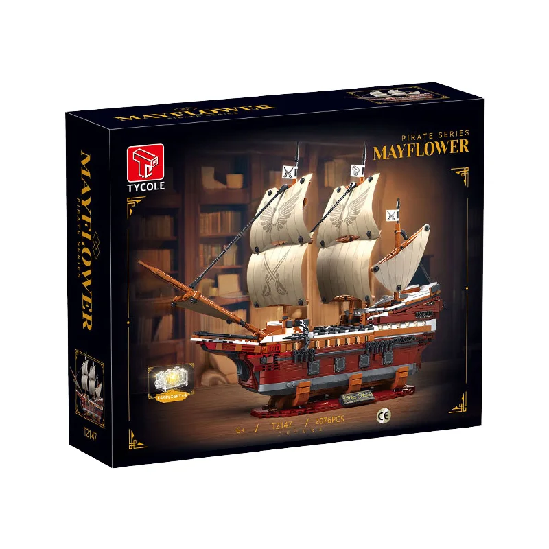 В НАЛИЧИИ T2147 MOC Mayflower Парусник Строительные блоки Сборка пиратского корабля Кирпичи Модель игрушки для детей Рождественский подарочный набор
В НАЛИЧИИ T2147 MOC Mayflower Парусник Строительные блоки Сборка пиратского корабля Кирпичи Модель игрушки для детей Рождественский подарочный набор
