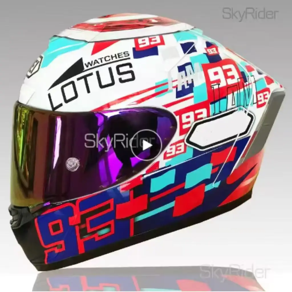 Полнолицевой мотоциклетный шлем X14, шлем в виде лотоса, шлем для езды на мотокроссе, гоночный мотоциклетный шлем Casco De Motocicleta
Полнолицевой мотоциклетный шлем X14, шлем в виде лотоса, шлем для езды на мотокроссе, гоночный мотоциклетный шлем Casco De Motocicleta