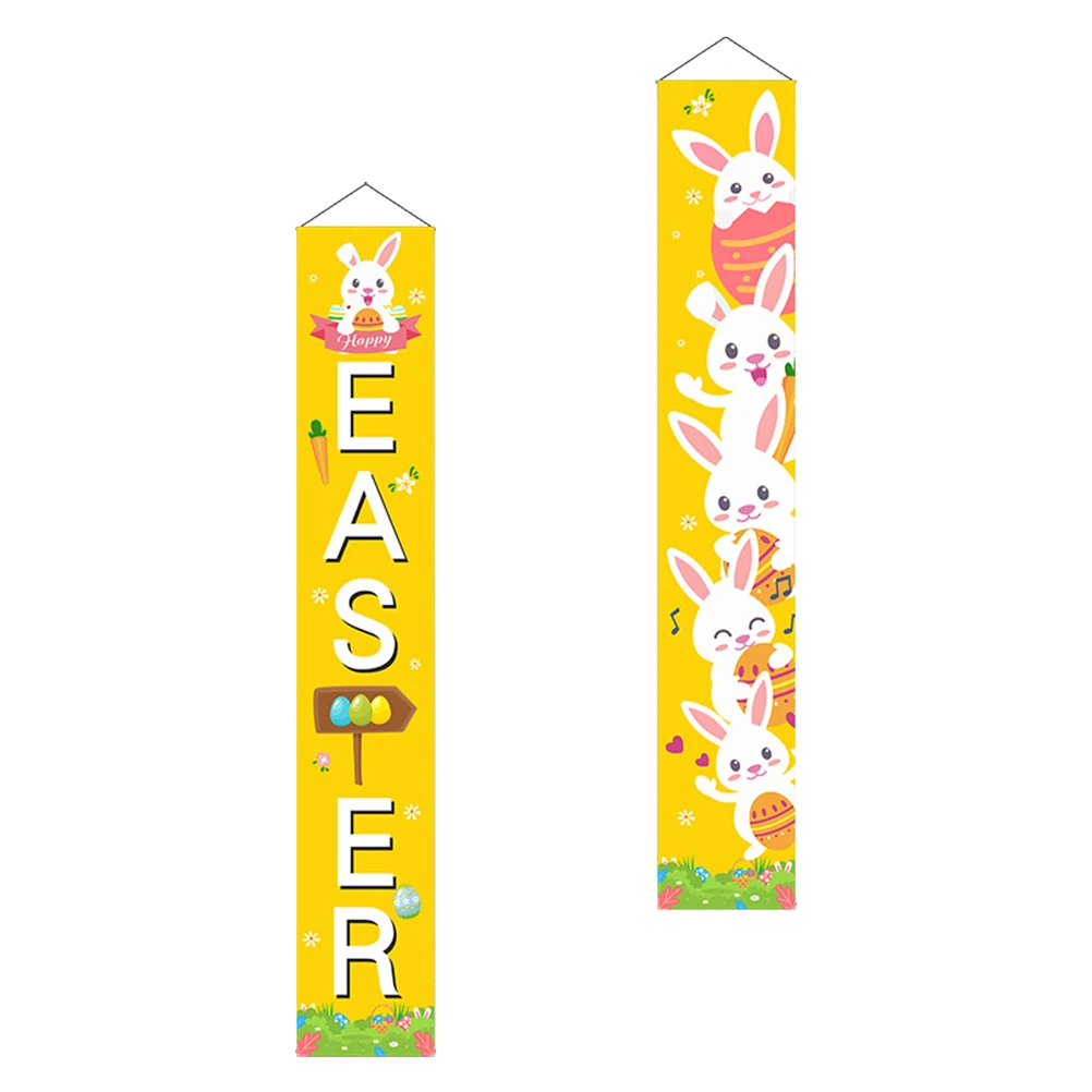 1Pair Easter Door Couplets Oxford Cloth Easter Party Door Hanging Banner Porch Sign Decorative Festival Decoration
1Pair Easter Door Couplets Oxford Cloth Easter Party Door Hanging Banner Porch Sign Decorative Festival Decoration