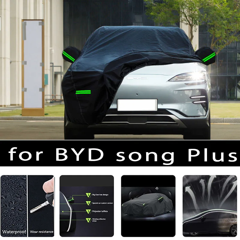 For BYD song plus Car Covers Outdoor Waterproof Sun Rain Snow Protection UV Auto Cover 190T Car Protective Full Covers
For BYD song plus Car Covers Outdoor Waterproof Sun Rain Snow Protection UV Auto Cover 190T Car Protective Full Covers