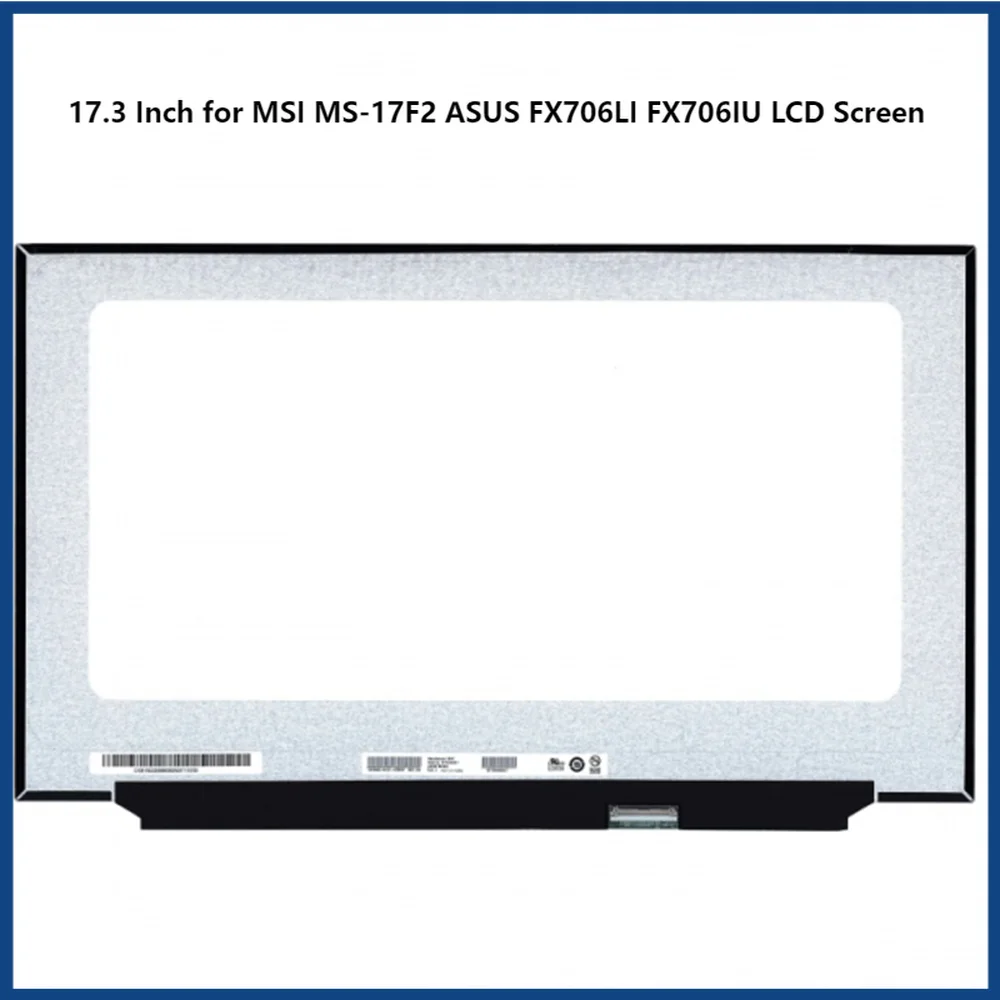 5,5-дюймовый ЖК-экран для MSI MS-17F2 ASUS FX706LI FX706IU, панель IPS FHD 17,3x1920 EDP, 40 контактов, без касания, 1080 Гц
5,5-дюймовый ЖК-экран для MSI MS-17F2 ASUS FX706LI FX706IU, панель IPS FHD 17,3x1920 EDP, 40 контактов, без касания, 1080 Гц