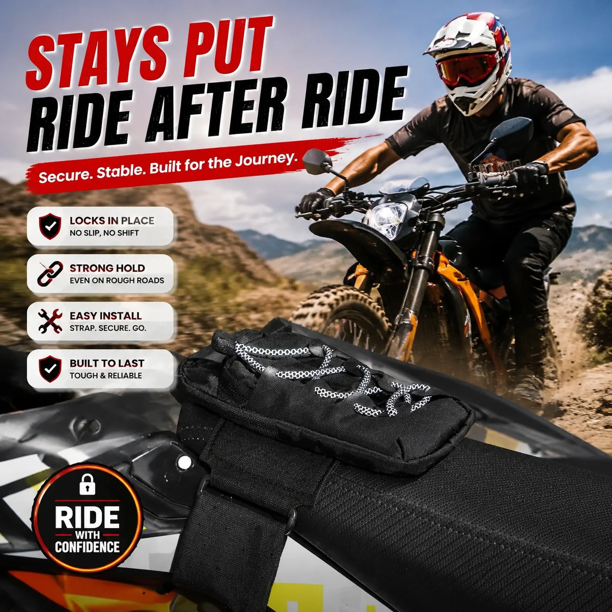 Electric off-road vehicle bag, front frame bag, waterproof front motte car bag, motorcycle cover, storage bench, sports arm bag
Electric off-road vehicle bag, front frame bag, waterproof front motte car bag, motorcycle cover, storage bench, sports arm bag