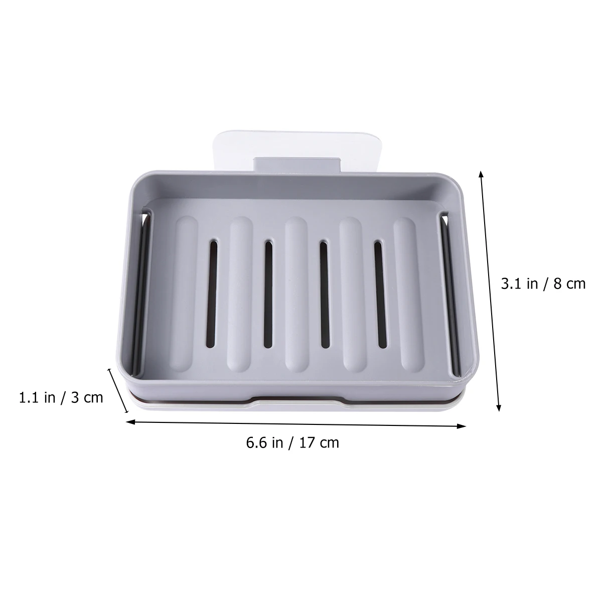 Soap Box Container Draining Mounted Grey Portable Soap Dish Lasting Use Bathroom Accessories Kitchen
Soap Box Container Draining Mounted Grey Portable Soap Dish Lasting Use Bathroom Accessories Kitchen