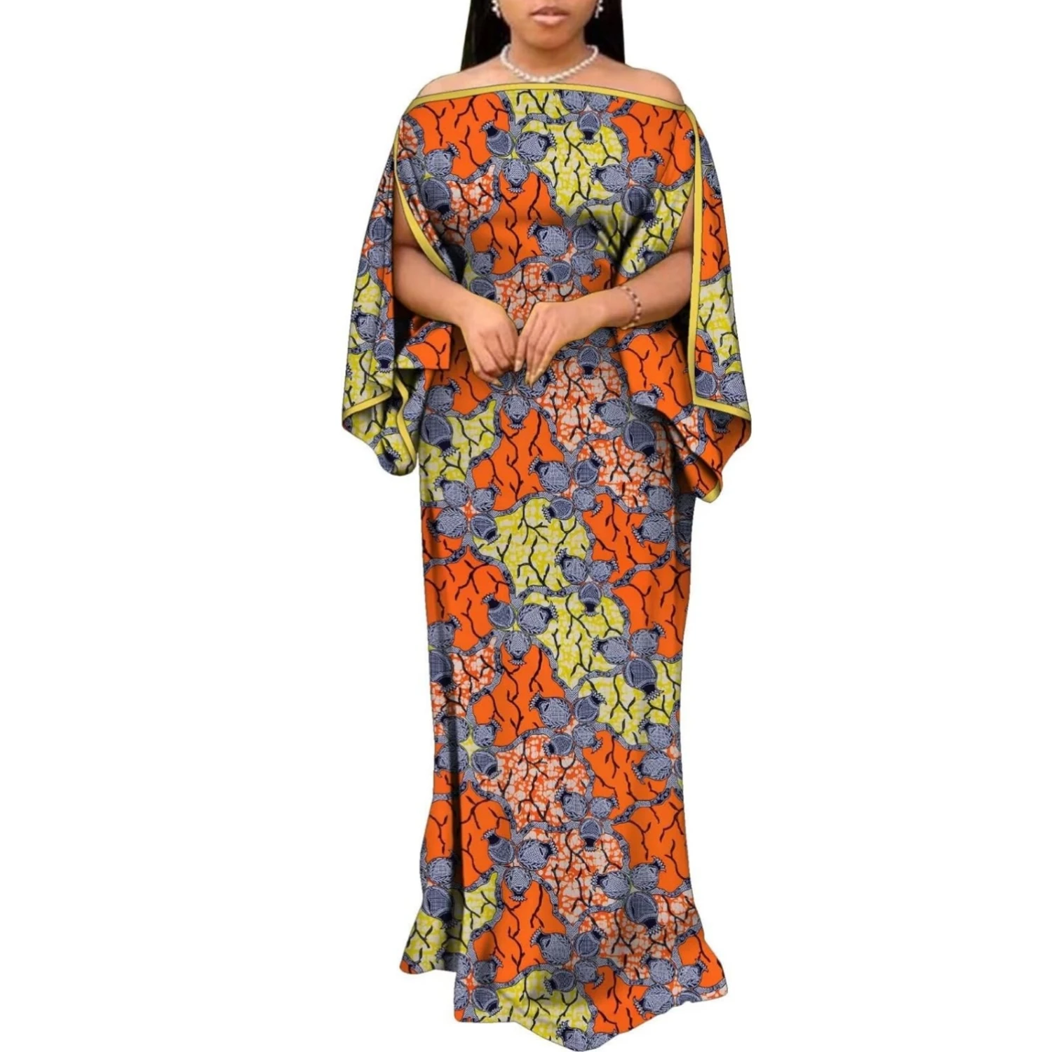 Ankara Print Women's Dresses Dashiki Dress Party Outfits Batwing Sleeve Lady Ethnic Robe Dress Nigerian Clothes WY10415
Ankara Print Women's Dresses Dashiki Dress Party Outfits Batwing Sleeve Lady Ethnic Robe Dress Nigerian Clothes WY10415