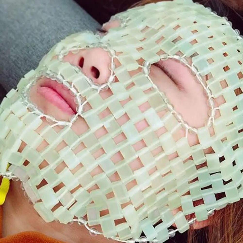 1pcs Natural Jade Eye Mask Cooling Jade Sleep Eye Mask Massager Therapy Jade Stone Anti Aging Shade Cover
1pcs Natural Jade Eye Mask Cooling Jade Sleep Eye Mask Massager Therapy Jade Stone Anti Aging Shade Cover