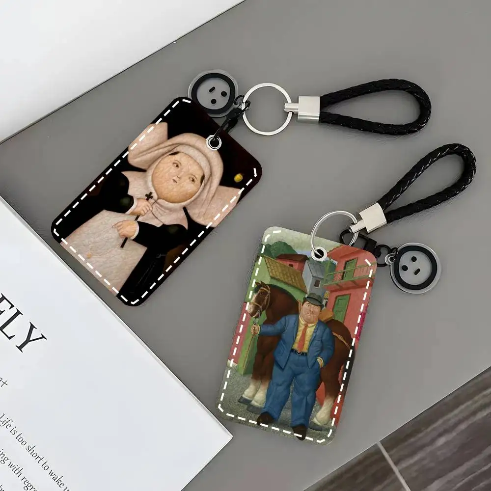 Fernando Mona Lisa Fat Character Art Card Case Keychain Access Card Bag Key Tag Ring Leather Card Holder Key Ring Access
Fernando Mona Lisa Fat Character Art Card Case Keychain Access Card Bag Key Tag Ring Leather Card Holder Key Ring Access