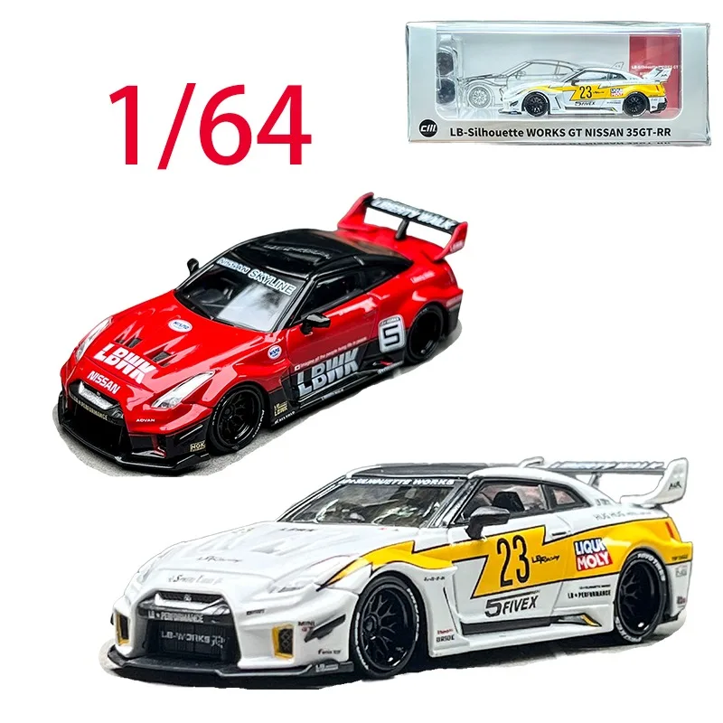 CM Diecast 1/64 Scale Nissan Alloy Car Model Nissan GTR R35 RR Play Vehicles Toys for Boys Original Box Collection
CM Diecast 1/64 Scale Nissan Alloy Car Model Nissan GTR R35 RR Play Vehicles Toys for Boys Original Box Collection
