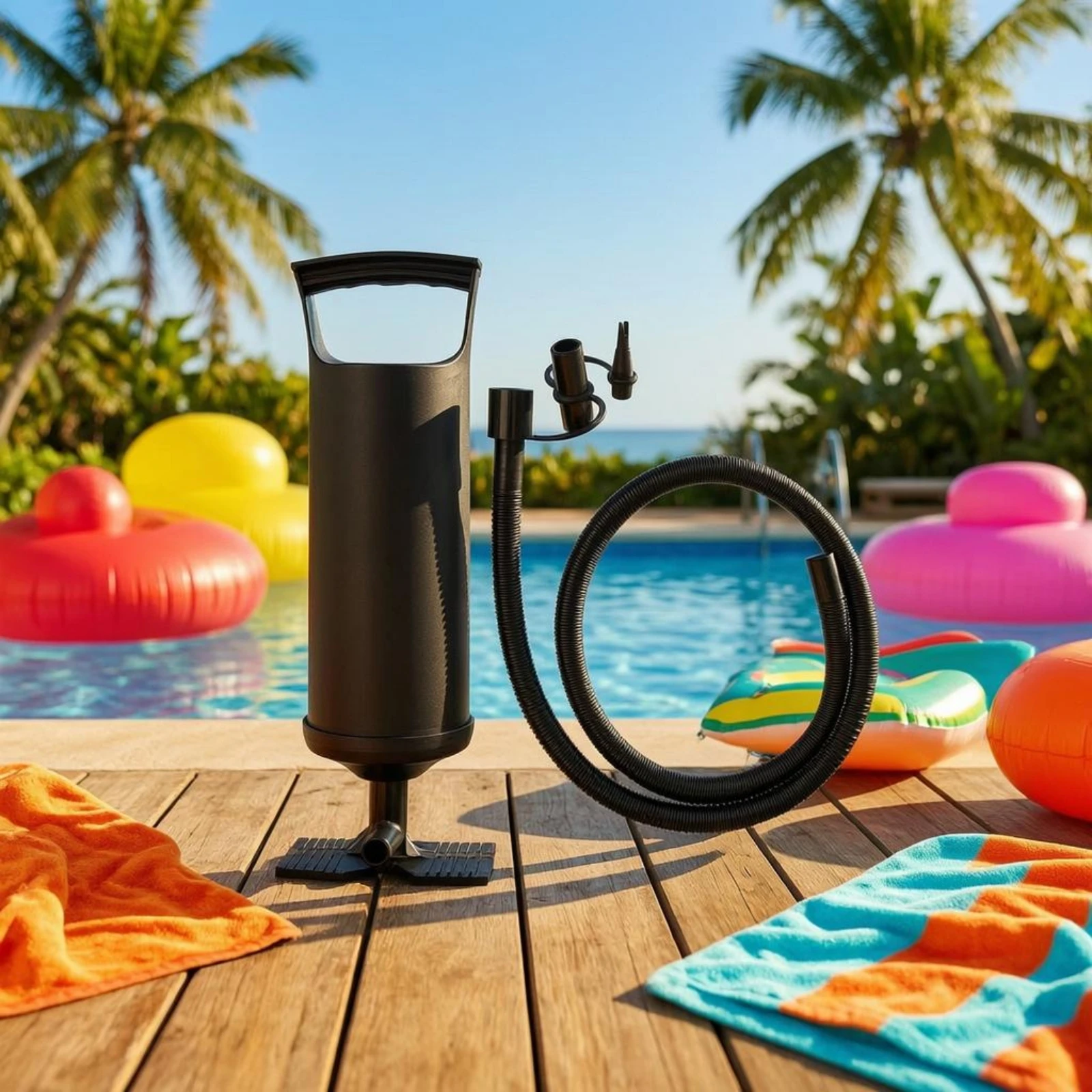Manual Air Pump Corrugated Hose Hand Pump Inflator Mini Inflator Stable Base Outdoor Equipment Fast Inflation
Manual Air Pump Corrugated Hose Hand Pump Inflator Mini Inflator Stable Base Outdoor Equipment Fast Inflation