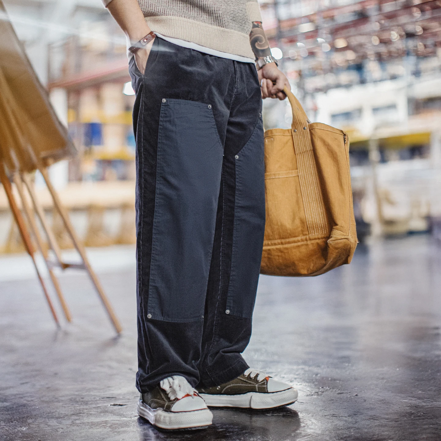 Maden Vintage Men's Corduroy Pants Warm Straight Casual Trousers Thick Soft Khaki Bottoms for Autumn and Winter Lumberjack Pants
Maden Vintage Men's Corduroy Pants Warm Straight Casual Trousers Thick Soft Khaki Bottoms for Autumn and Winter Lumberjack Pants