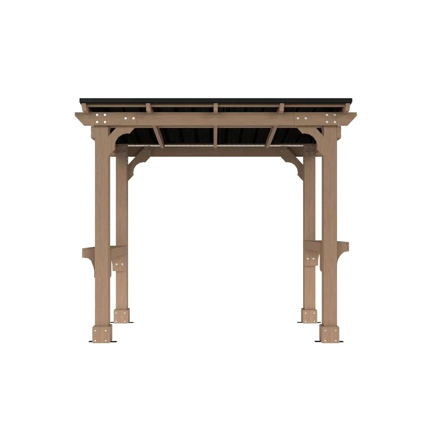 8 x 5 FT Wooden Grill Gazebo with Sloping Metal Roof, Outdoor Grill Gazebo with 2 Grilling Workstations, BBQ Canopy for, Custom
8 x 5 FT Wooden Grill Gazebo with Sloping Metal Roof, Outdoor Grill Gazebo with 2 Grilling Workstations, BBQ Canopy for, Custom