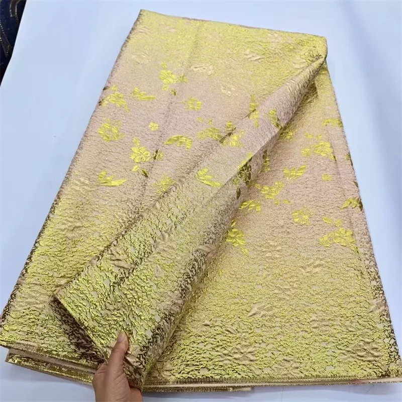 Brocade Lace Fabric 2025 Latest African Jacquard Gilding Lace Nigerian Damask Lace Material For Women Dresses Yellow
Brocade Lace Fabric 2025 Latest African Jacquard Gilding Lace Nigerian Damask Lace Material For Women Dresses Yellow