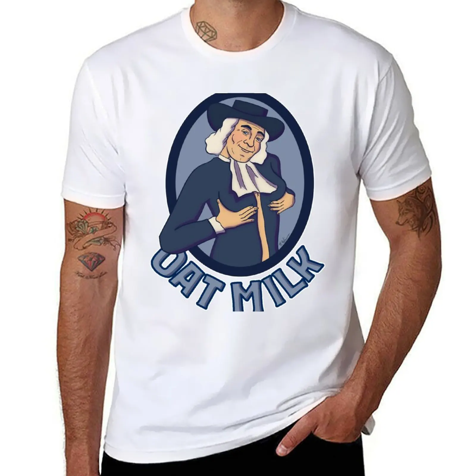 Sexy Curvy Vegan Oat Dairy Alternative Pilgrim Man T-Shirt cotton t shirts high quality man t shirts for men casual T-Shirt
Sexy Curvy Vegan Oat Dairy Alternative Pilgrim Man T-Shirt cotton t shirts high quality man t shirts for men casual T-Shirt