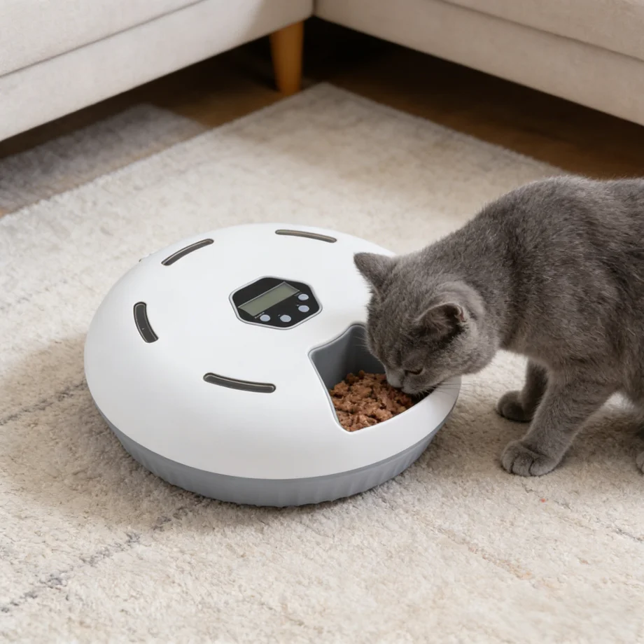 Smart automatic pet wet food feeder, automatic pet wet food feeder with timer to keep fresh, suitable for cats and dogs
Smart automatic pet wet food feeder, automatic pet wet food feeder with timer to keep fresh, suitable for cats and dogs