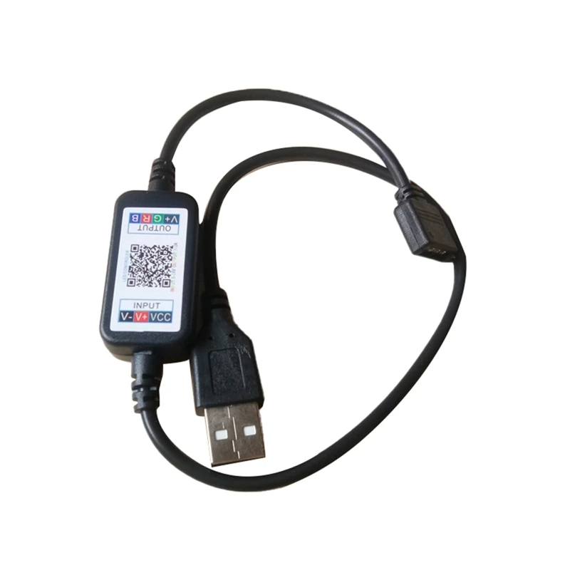 2Pcs For LED Strip Light Mini RGB Dimmer DC 5-24V Phone APP Bluetooth-Compatible USB Cable Controller For LED Strip Light
2Pcs For LED Strip Light Mini RGB Dimmer DC 5-24V Phone APP Bluetooth-Compatible USB Cable Controller For LED Strip Light